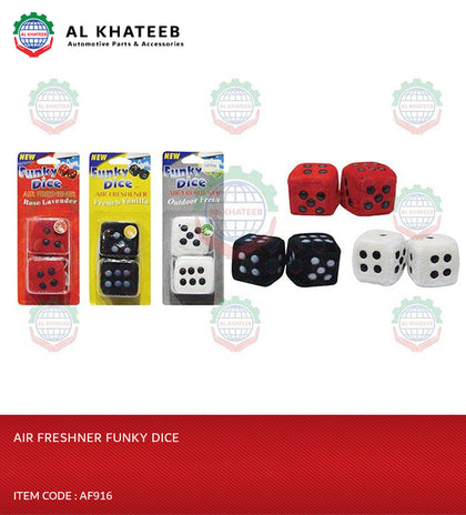 Car Air Freshener Airpro Funky Dice Fresherner