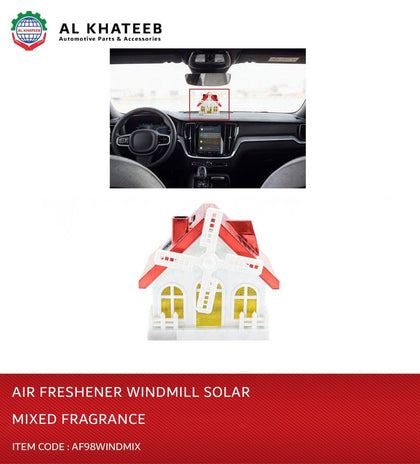 AIR FRESHENER WINDMILL SOLAR,  MIX FRAGRANCE