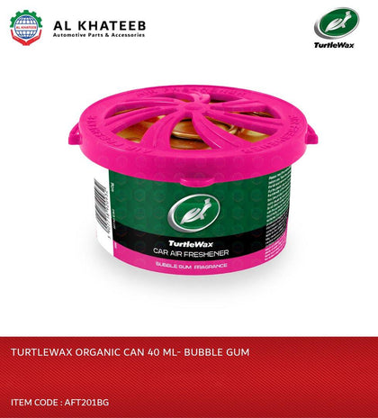 Turtlewax Car and Home Air Freshener Organic Can - Bubblegum 40Gm