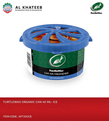 Turtlewax Car and Home Air Freshener Organic Can - Ice Fragrance 40Gm