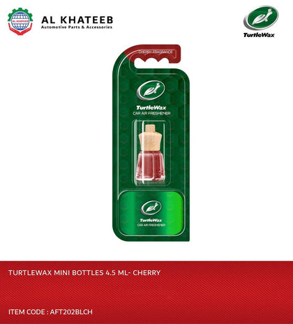 Turtlewax Car & Home Air Freshener Blister Mini Bottle Wood - Cherry Fragrance 4.5ML