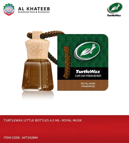 Turtlewax Car & Home Air Freshener Mini Bottle Wood - Royal Musk Fragrance 4.5ML