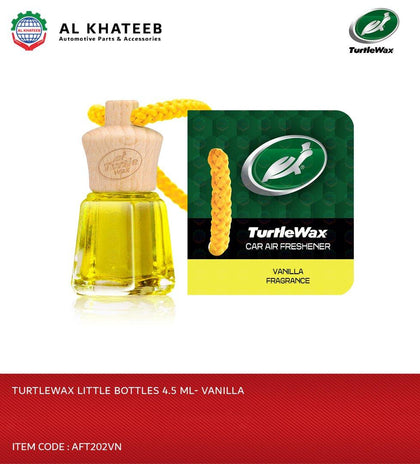 Turtlewax Car & Home Air Freshener Mini Bottle Wood - Vanilla Fragrance 4.5ML