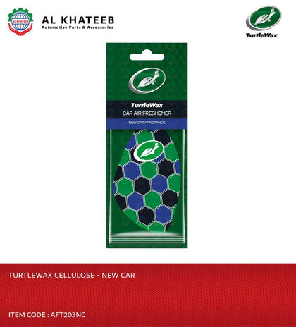 Turtlewax Home & Car Air Freshener Hanging Cellulose - New Car Fragrance