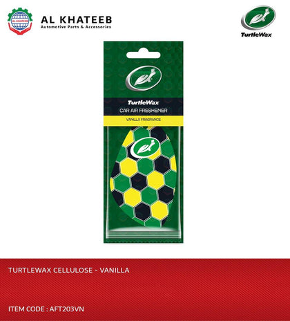 Turtlewax Home & Car Air Freshener Hanging Cellulose - Vanilla Fragrance