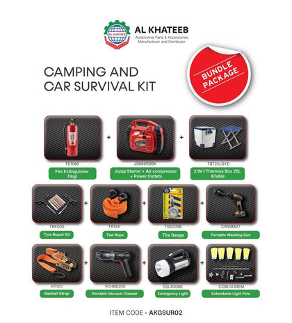 CAMPING AND CAR SURVIVAL KIT
