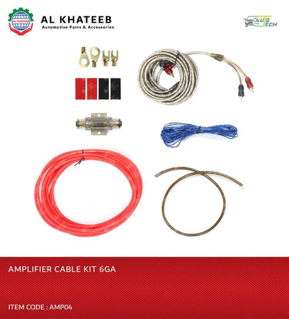 AMPLIFIER CABLE KIT 6GA