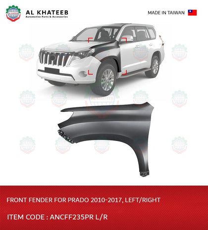 Left Fender Steel For Prado 2010-2017