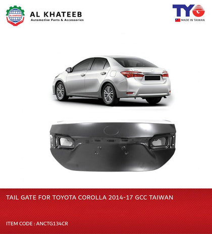 Tailgate for Corolla 2014-2017 GCC Taiwan