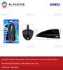 Sports Design Universal Car Antenna Shark Fin Roof Aerial Fm/Am Radio Signal Car Trim, Black 305