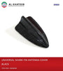 Sports Design Universal Car Shark Fin Antenna, Roof Radio Antenna Cover With Adhesive Tape Base, Black