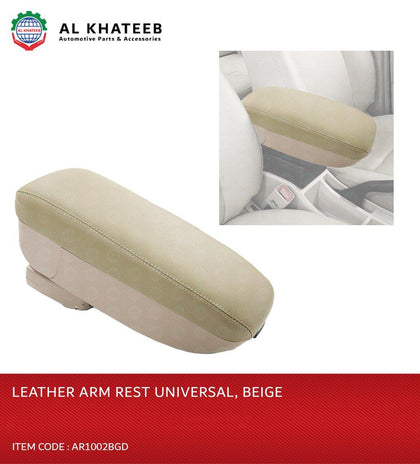 ARM REST BEIGE LEATHER