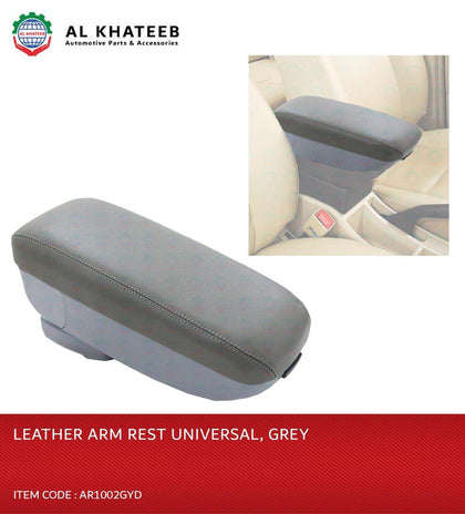 ARM REST GREY LEATHER