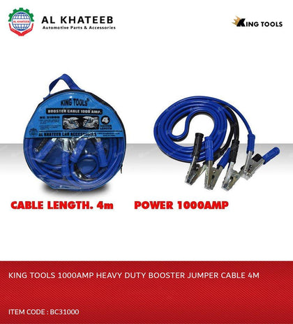 King Tools 1000Amp Heavy Duty Booster Jumper Cable 4M