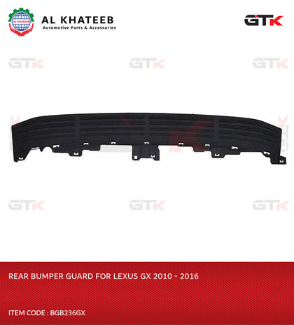 Car Rear Bumper Guard Gx460 2010-2016, ABS Black