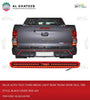 Hilux Third Break Light Rear Trunk Door 2021, TRD Style, Black Cover, Red LED