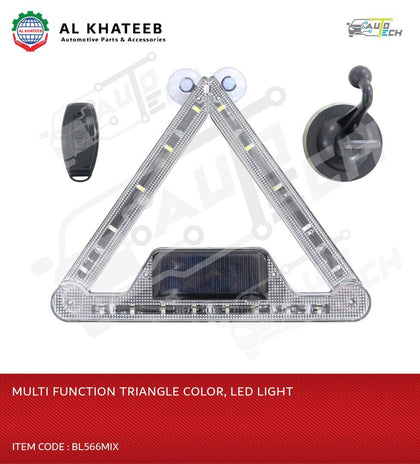 MULTI FUNCTION TRIANGLE COLOR LED LIGHT