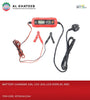 Battery Charger 10A 12V-24V, LCD Display Red