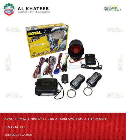 AutoTech Royal Bemaz Universal Car Alarm Systems Auto Remote Central Kit