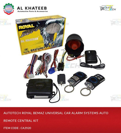 Royal Universal Car Alarm Systems Auto Remote Central Kit