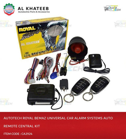 AutoTech Royal Bemaz Universal Car Alarm Systems Auto Remote Central Kit