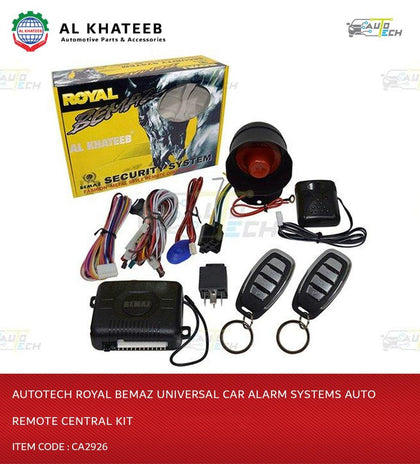 AutoTech Royal Bemaz Universal Car Alarm Systems Auto Remote Central Kit