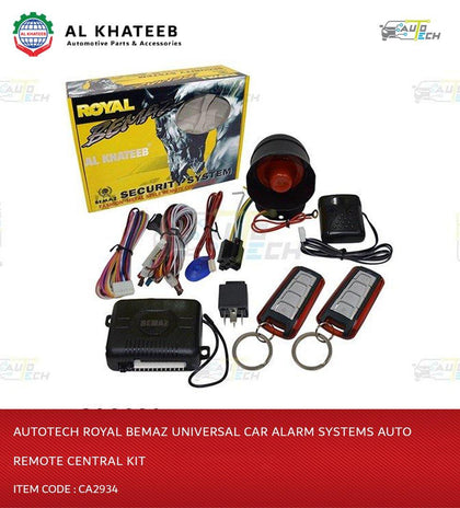 AutoTech Royal Bemaz Universal Car Alarm Systems Auto Remote Central Kit