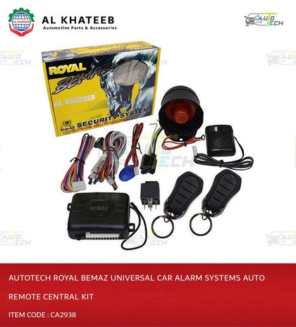 AutoTech Royal Bemaz Universal Car Alarm Systems Auto Remote Central Kit