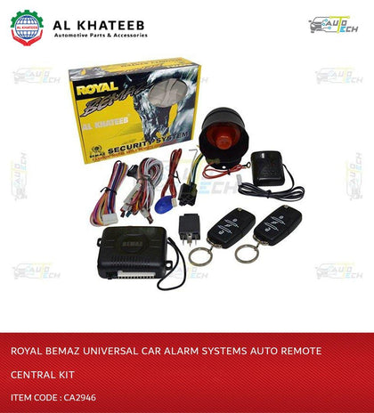 AutoTech Royal Bemaz Universal Car Alarm Systems Auto Remote Central Kit