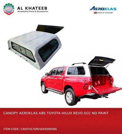 Canopy Aeroklas Abs  Hilux Revo GCC No Paint