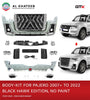 GTK Car Body Kit For Pajero V98 2015+ Upgrade To 2022 Black Hawk Edition Style, No Paint