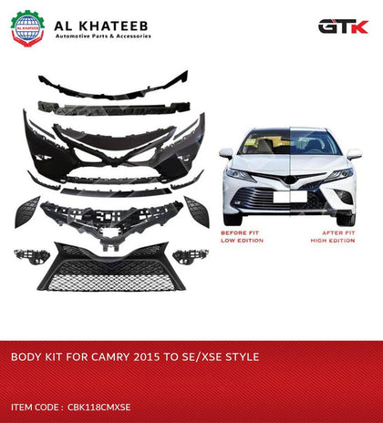 Body Kit For Camry 2015 To Se/Xse Style