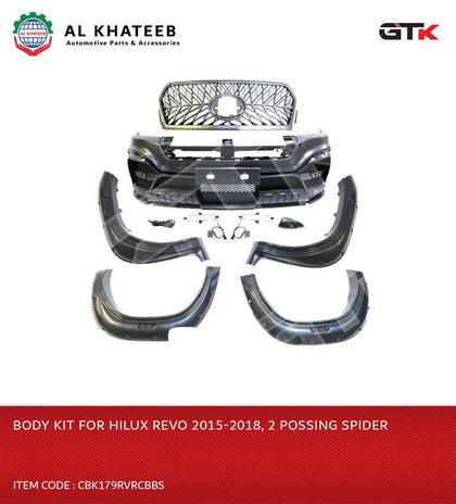 GTK Body Kit For Hilux Revo 2015-2018, 2 Possing Spider