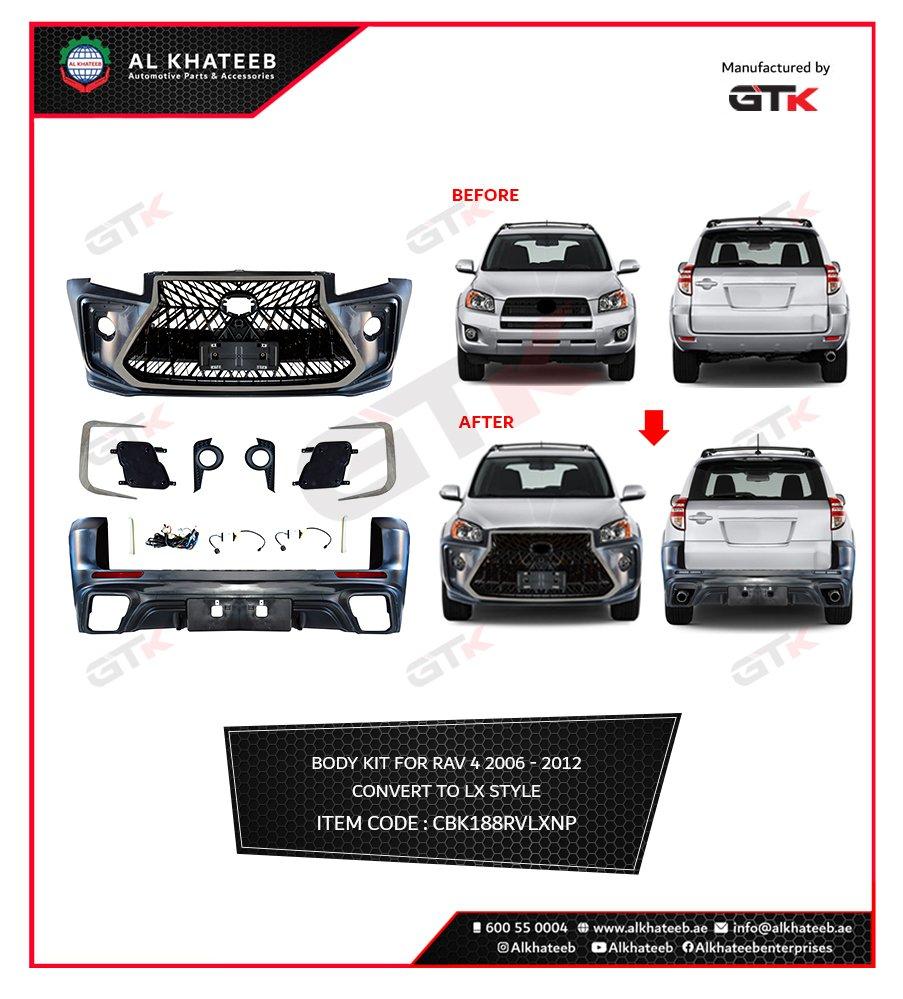 CAR BODY KIT FOR RAV4 2012 TO LX STYLE