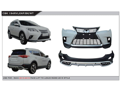 BODYKIT RAV4 2013-15 CHNG TO LX STL-CBK194RVLXWT