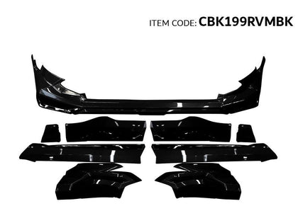 GTK Body Kit With LED For Rav4 2019 To Modelista Style, Black