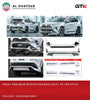 GTK Front And Rear Spoiler For Rav4 2019+ To Trd Style