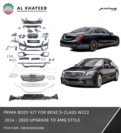 Prima Auto Ca Body Kit S-Class W222 2014-2020 Upgrade S65 Amg Style