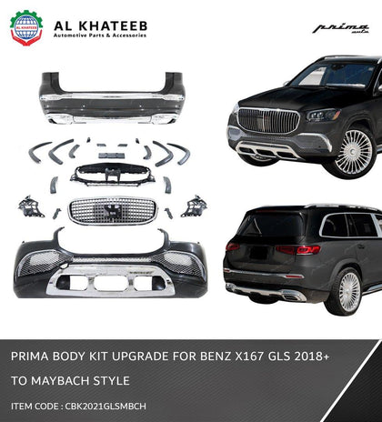 Prima Car Full Body Kit Gls Class X167 2020+ Upgrade To 2021 Maybach Style