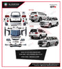 GTK Car Body Kit For Land Cruiser FJ200 2008 - 2015 Upgrade To 2021 Style