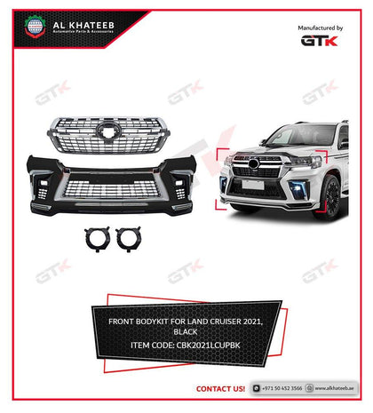 Front Body Kit For Land Cruiser 2021, Black