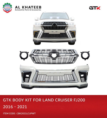 GTK Front Body Kit For Land Cruiser 2021, White
