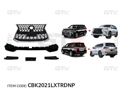 GTK Body Kit For LX570 2016-2021 To Trd Style, No Paint