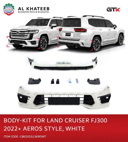 GTK Car Body Kit For Land Cruiser FJ300 2022+ Upgrade To Modellista Style White