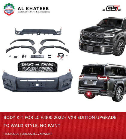 GTK Land Cruiser Lc300 Vxr Edition 2022+ Body Kit Upgrade To Wald Style Unpainted