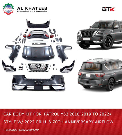 Car Body Kit for Patrol Y62 2010-2019 to 2022 Style