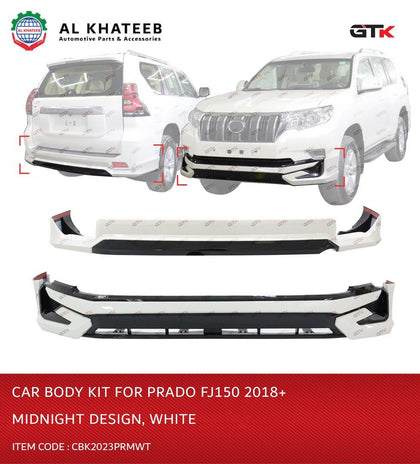 GTK Car Body Kit Prado FJ150 2018-2013 Upgrade To 2023 Modelista Style, White