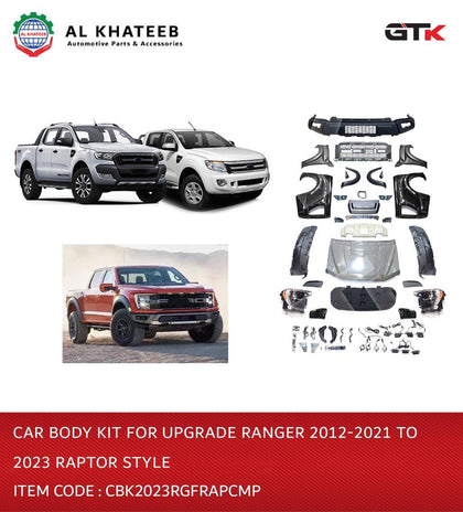 Car Body Kit for Ranger 2012-2020 upgrade to 2023 Raptor style