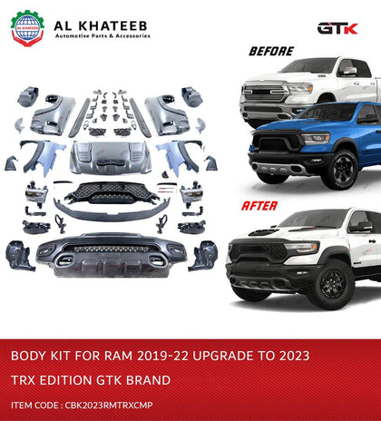 GTK Car Body Kit Ram 2019-2022 Upgrade To 2023 Trx Edition Style 1:1