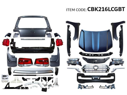 GTK Car Body Kit For Land Cruiser FJ200 2008-2015 Upgrade To 2017 Style